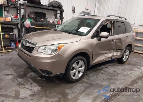 2015 Subaru Forester 2.5I Premium from USA, damaged, VIN JF2SJADC0FH823135